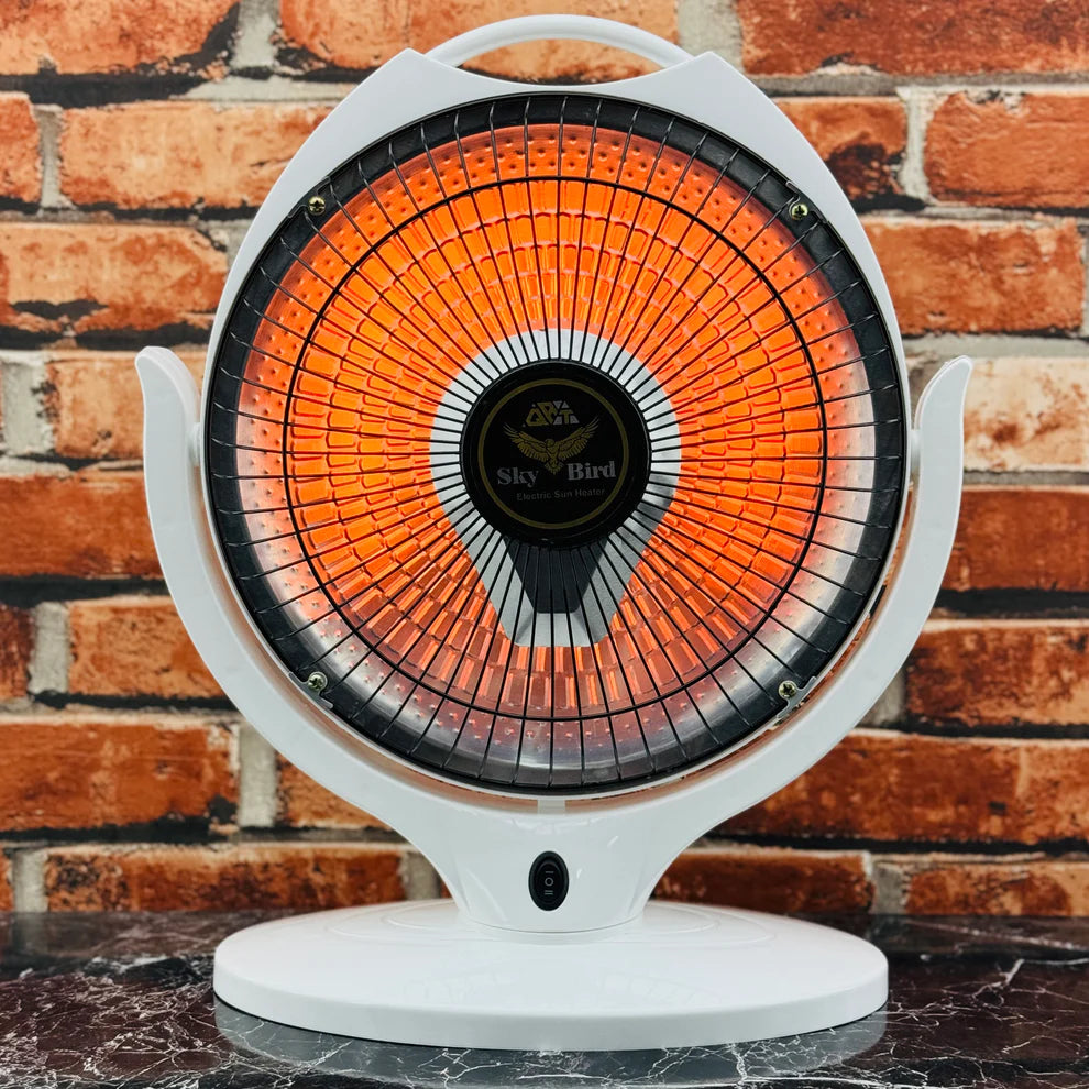 Sun Halogen Dish Heater Electric - Energy Efficient 300/600 Watt