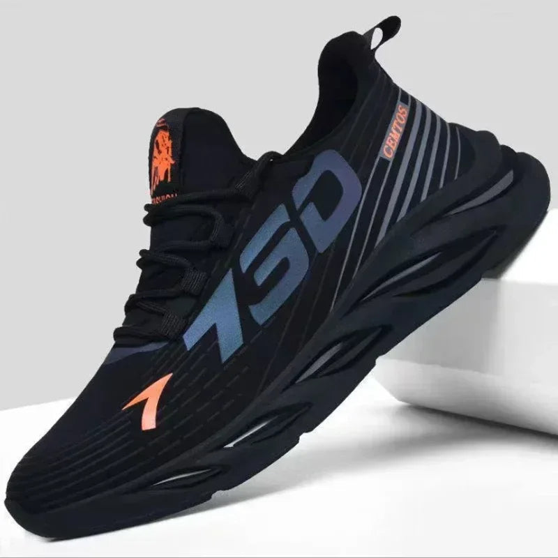 Men's casual light mesh sports shoes summer breathable cool running