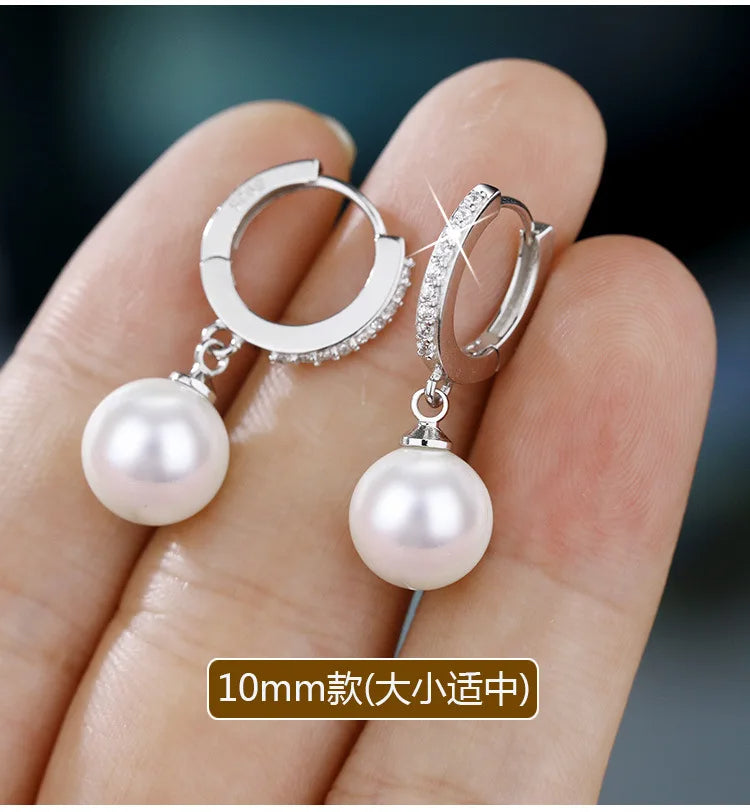 Pearl Earrings Genuine Natural