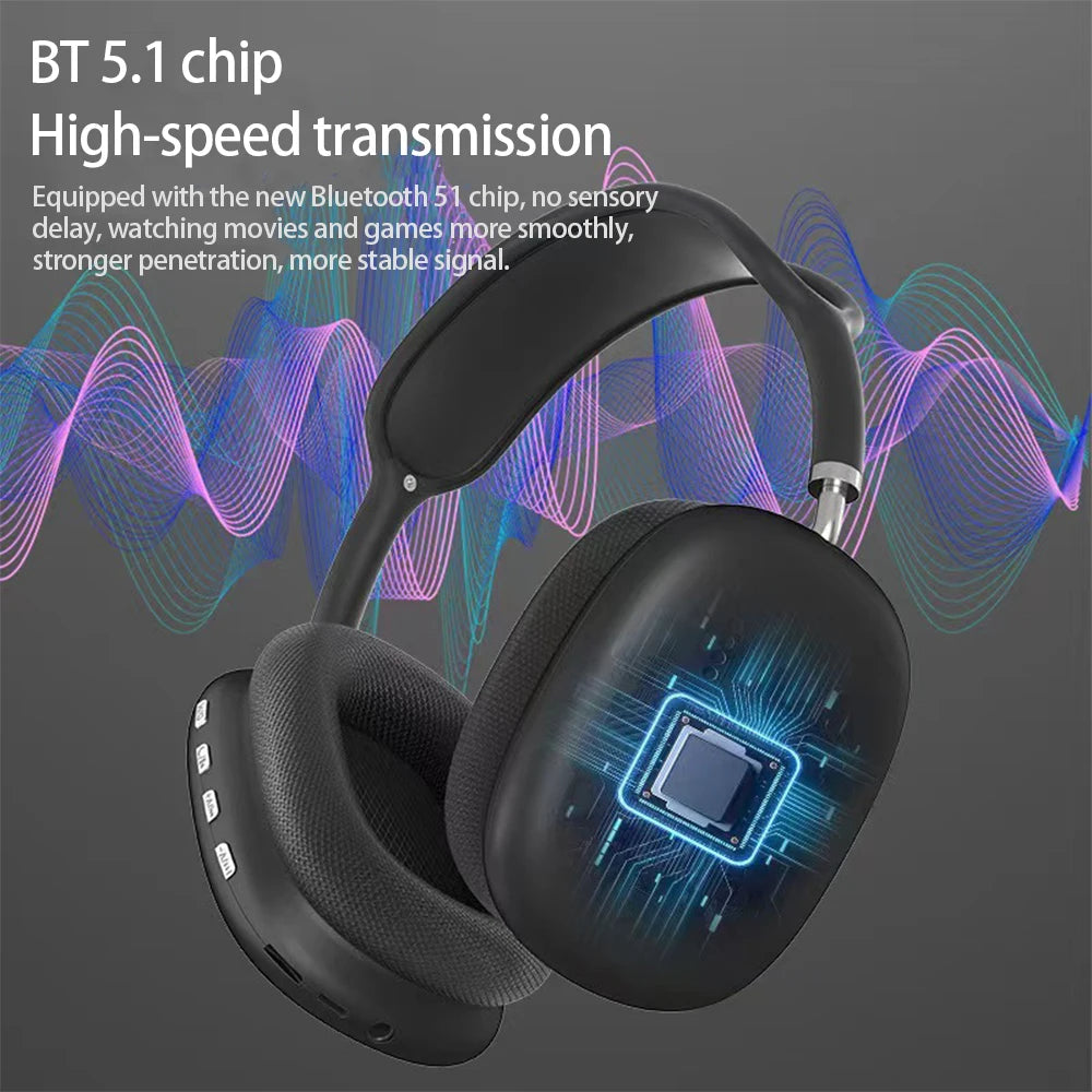 P9 Wireless Bluetooth Headset Outdoor Sports Gaming Wireless Headphones