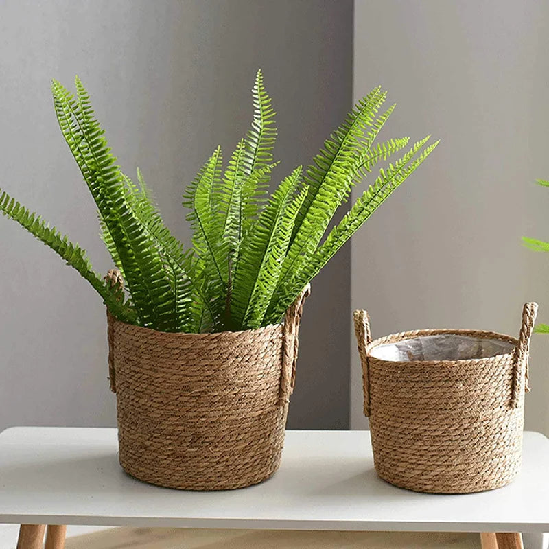 Scandinavian Hand-woven Flower Basket