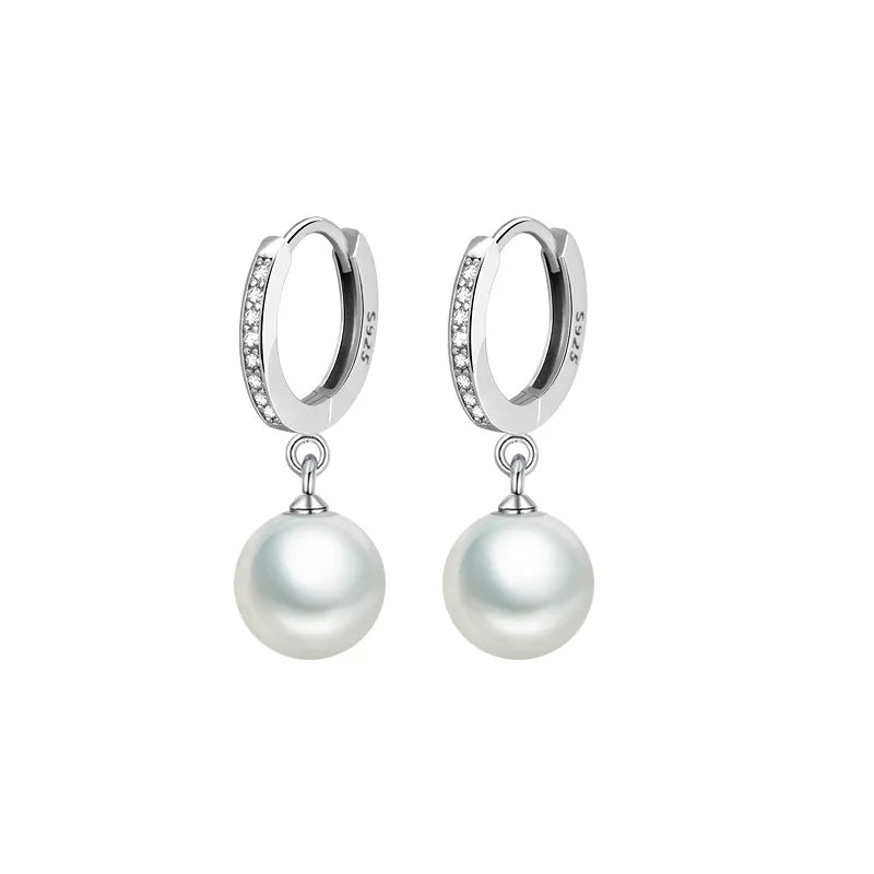 Pearl Earrings Genuine Natural